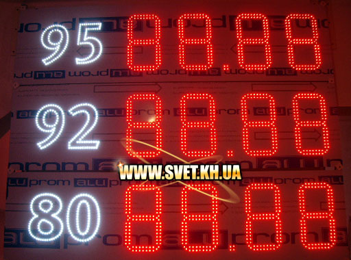 Світлодіодні табло АЗС