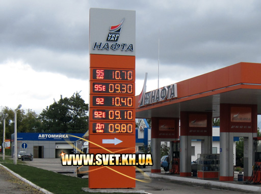 Світлодіодні стели АЗС